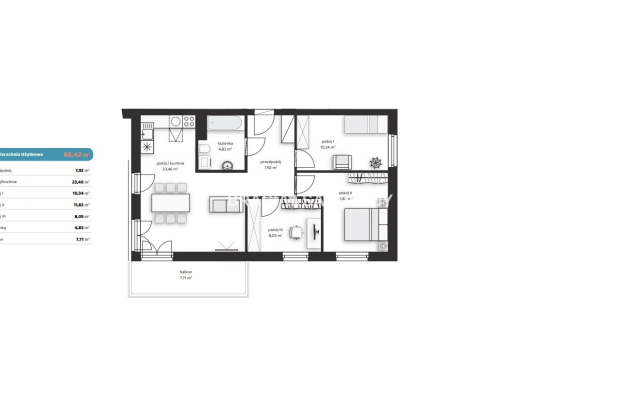 Komfortowe mieszkania z balkonem lub ogródkiem! 