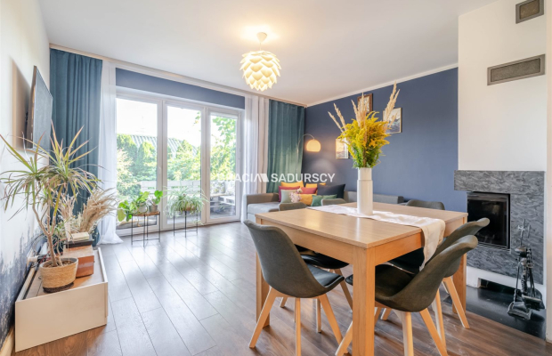 Urokliwa szeregówka w zielonych Krzysztoforzycach 