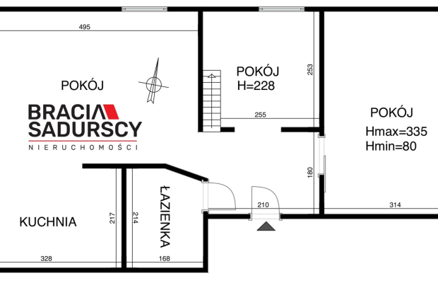 Skawina|Głowackiego|3 pokoje|po podłodze 52,5 m2
