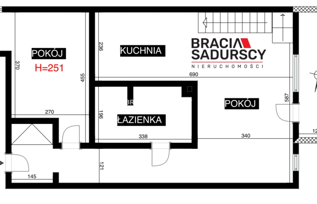 DWUPOZIOMOWE MIESZKANIE NA POŁUDNIU KRAKOWA