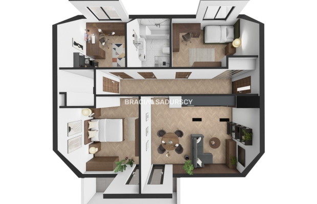 Przestronne mieszkanie w spokojnej okolicy 