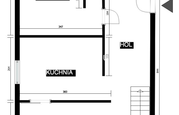 Dwupoziomowe mieszkanie 70 m² w granicy Krakowa