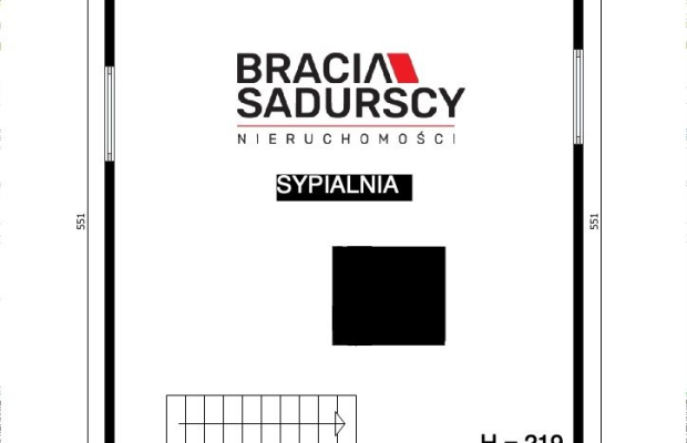 Dwupoziomowe mieszkanie 70 m² w granicy Krakowa