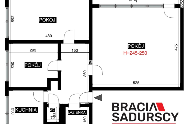 60 m² | 3 pokoje | Skawina, ul. Bukowska