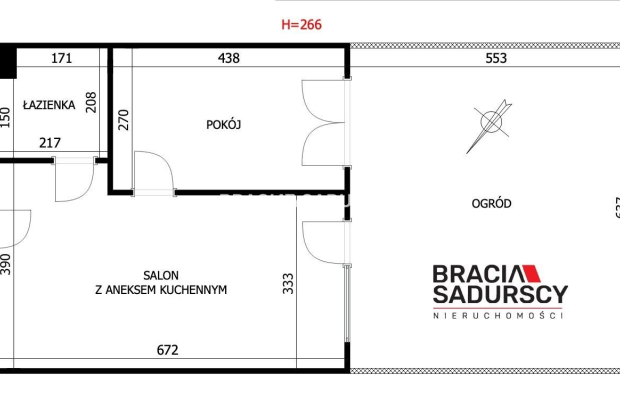 Wyjątkowe mieszkanie 2 -pok 40m2 z parkingiem!