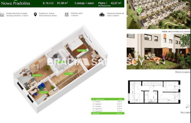 Nowa Pradolina mieszkaniez 2 poziomowe