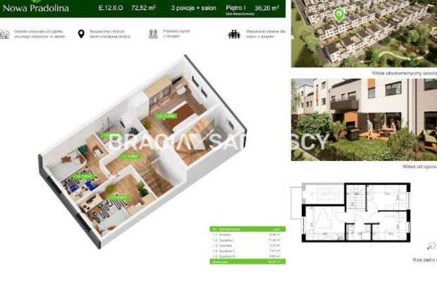 Nowa Pradolina mieszkaniez 2 poziomowe