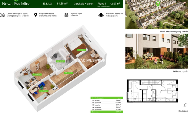 Nowa Pradolina mieszkaniez 2 poziomowe