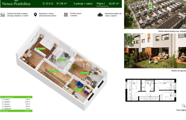 Nowa Pradolina mieszkaniez 2 poziomowe
