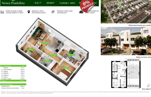 Nowa Pradolina mieszkanie z tarasem