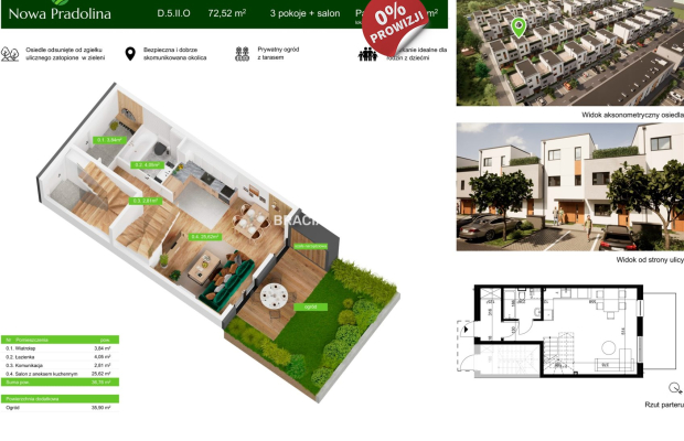 Nowa Pradolina mieszkaniez 2 poziomowe