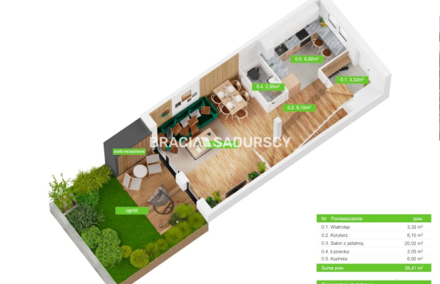 Nowa Pradolina mieszkaniez 2 poziomowe