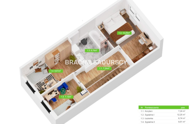 Nowa Pradolina mieszkaniez 2 poziomowe