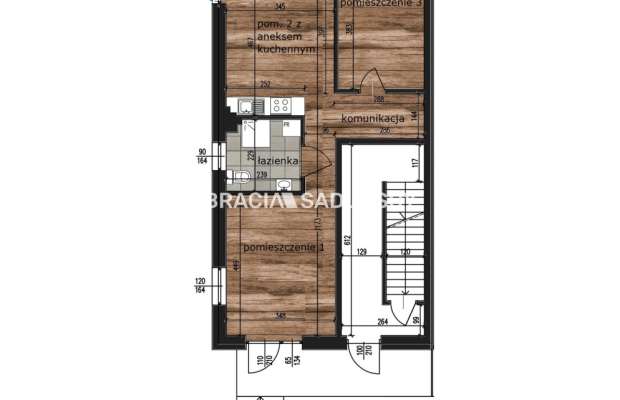 mieszkanie ul. Myśliwska stan deweloperski 