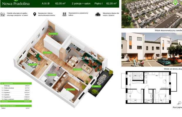 Nowa Pradolina mieszkanie z ogródkiem