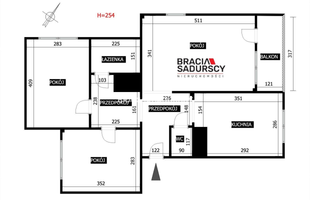 Fantastyczne mieszkanie 3 pok, Dobczyce