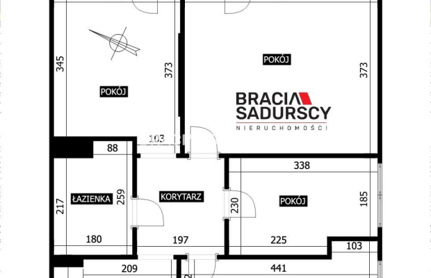 3 pokojowe os Kazimierzowskie. 