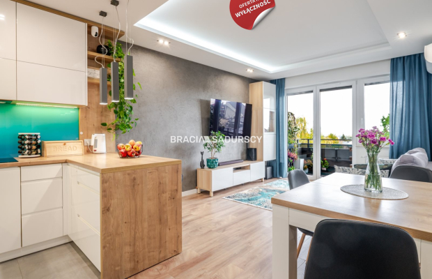 Nowoczesne 3‑pokojowe mieszkanie z klimatyzacją przy ul. Walerego Sławka - gotowe do wprowadzenia!  

 Na sprzedaż jasne, przes