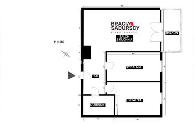 Nowoczesne 3‑pokojowe mieszkanie z klimatyzacją przy ul. Walerego Sławka - gotowe do wprowadzenia!  

 Na sprzedaż jasne, przes