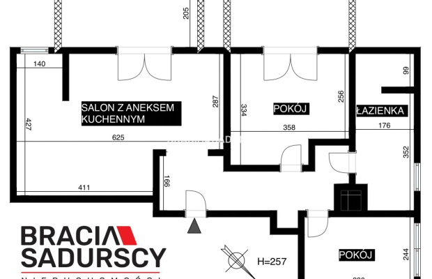 Łagiewniki, 3 pokojowe mieszkanie z garażem.