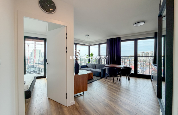 2-pok, panorama miasta, nowoczesny apartament