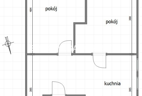 Mieszkanie dwupokojowe z aneksem Ruczaj