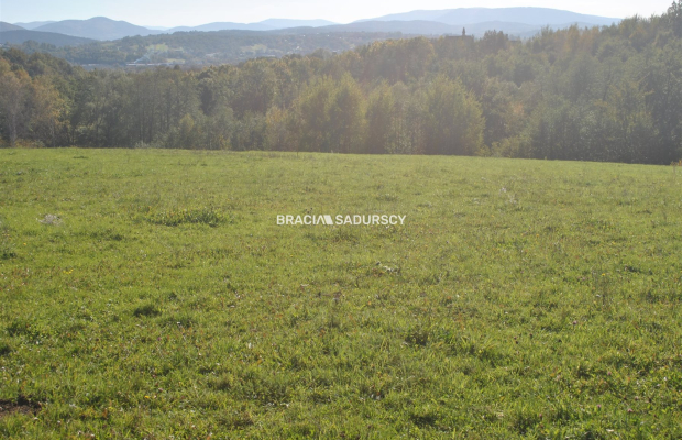 Widokowa dziaałka w Dziekanowicach gm.Dobczyce