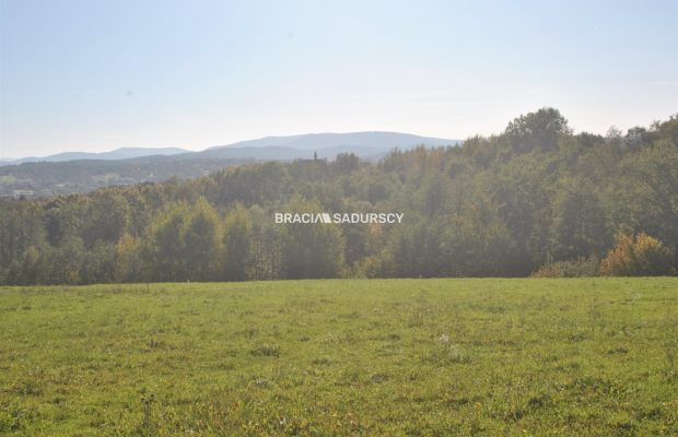 Widokowa dziaałka w Dziekanowicach gm.Dobczyce