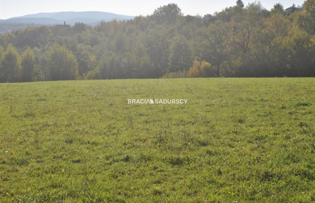 Widokowa dziaałka w Dziekanowicach gm.Dobczyce