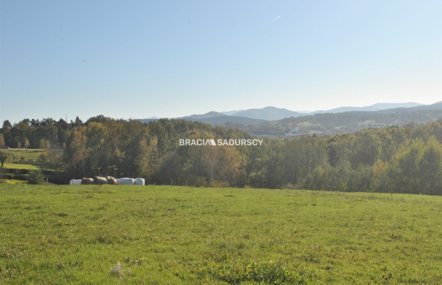 Widokowa dziaałka w Dziekanowicach gm.Dobczyce