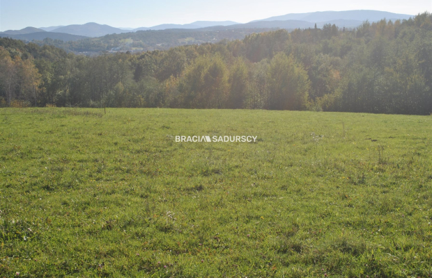 Widokowa dziaałka w Dziekanowicach gm.Dobczyce