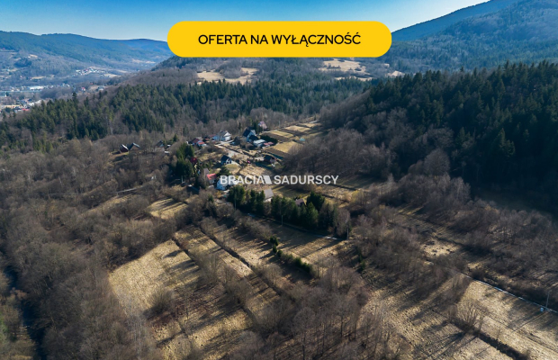 Widokowa działka w sasiędztwie lasu / MPZP / 30 ar