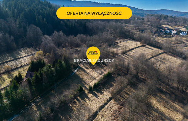 Widokowa działka w sasiędztwie lasu / MPZP / 10 ar