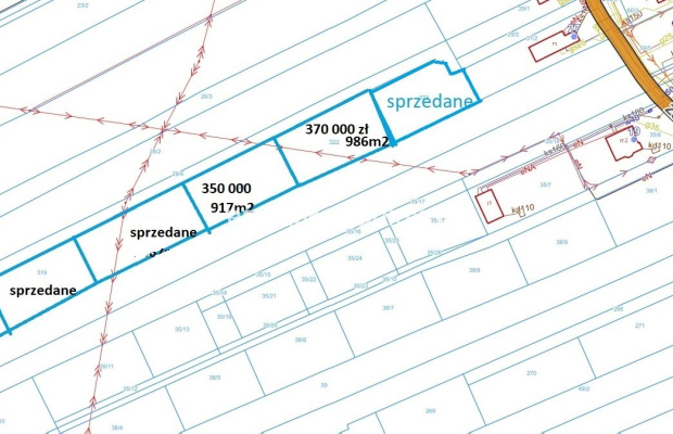 Ogrodzona działka 917m2 Glinik 