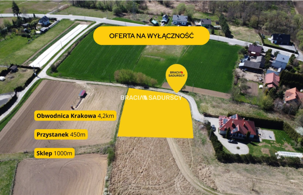 Wspaniała działka budowlana w Książniczkach 21,5a