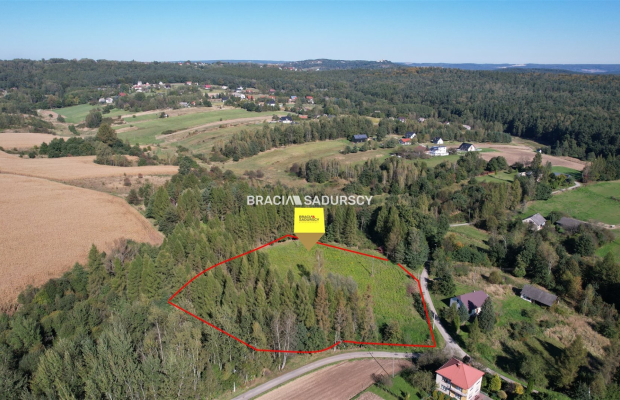 Działka budowlana 8900 m2 Poręba Żegoty