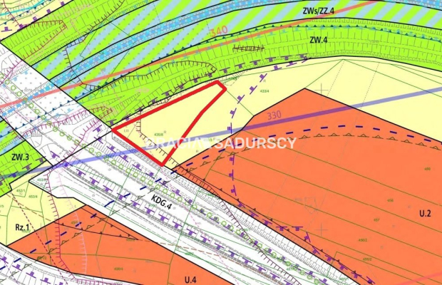 Działka przy Węźle Mirowskim autostrady A4