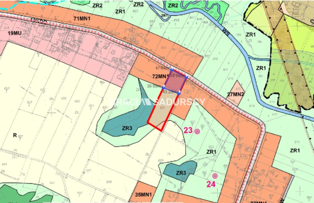 Działka w Krzyszkowicach gm. Myślenice