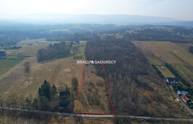 Działka w Krzyszkowicach gm. Myślenice