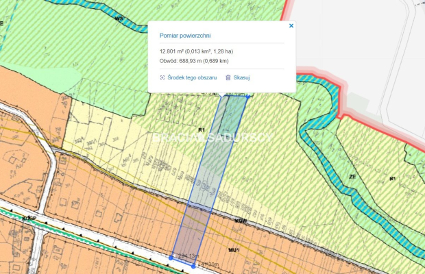 Działka budowlano-rolna w Nawojowej Górze