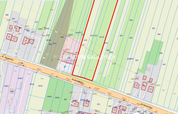 Działka budowlano-rolna w Nawojowej Górze