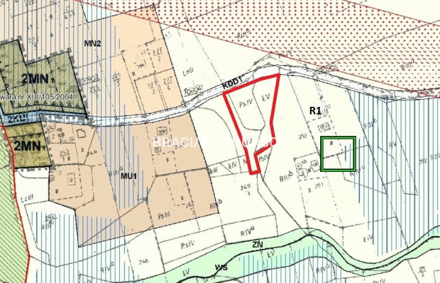 Działka 40 ar - Gaj ul. Maryjna. 