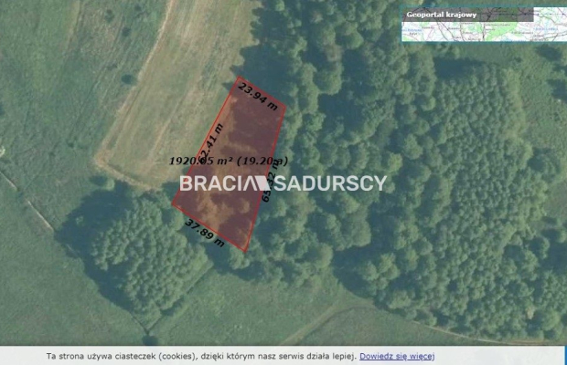 Działka budowlano - rolna u podnóża Zamku Tenczyn