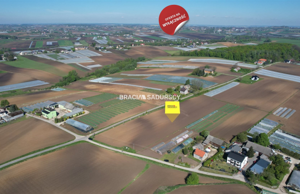 Działka zagrodowa w Szarbii gm. Koniusza