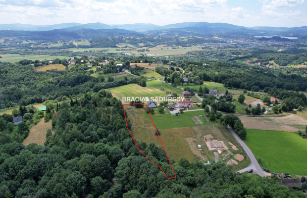 Działka budowlana w Winiarach k/Dobczyc