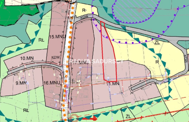 Działka budowlana w Winiarach k/Dobczyc