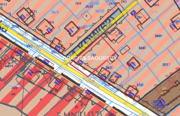Nowy Sącz, ul. Grunwaldzka. 