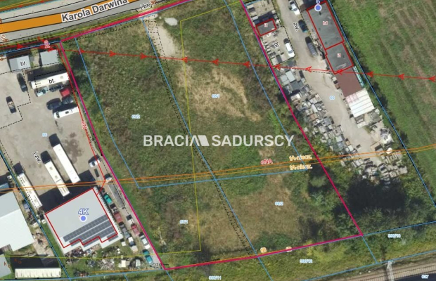  Działka usługowa 44 a Kraków - Grębałów.