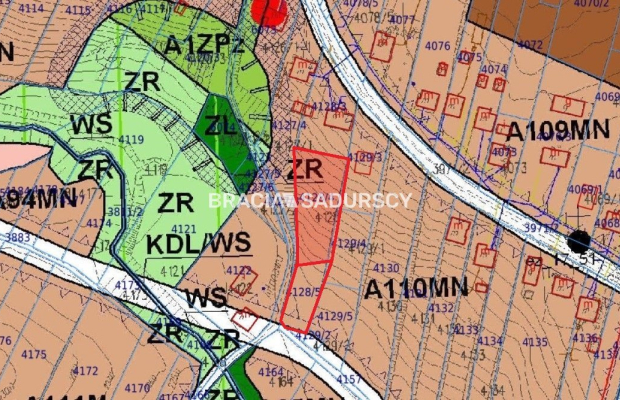 Działka budowlana w Skawinie