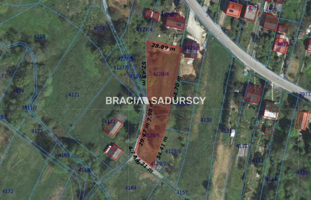 Działka budowlana w Skawinie